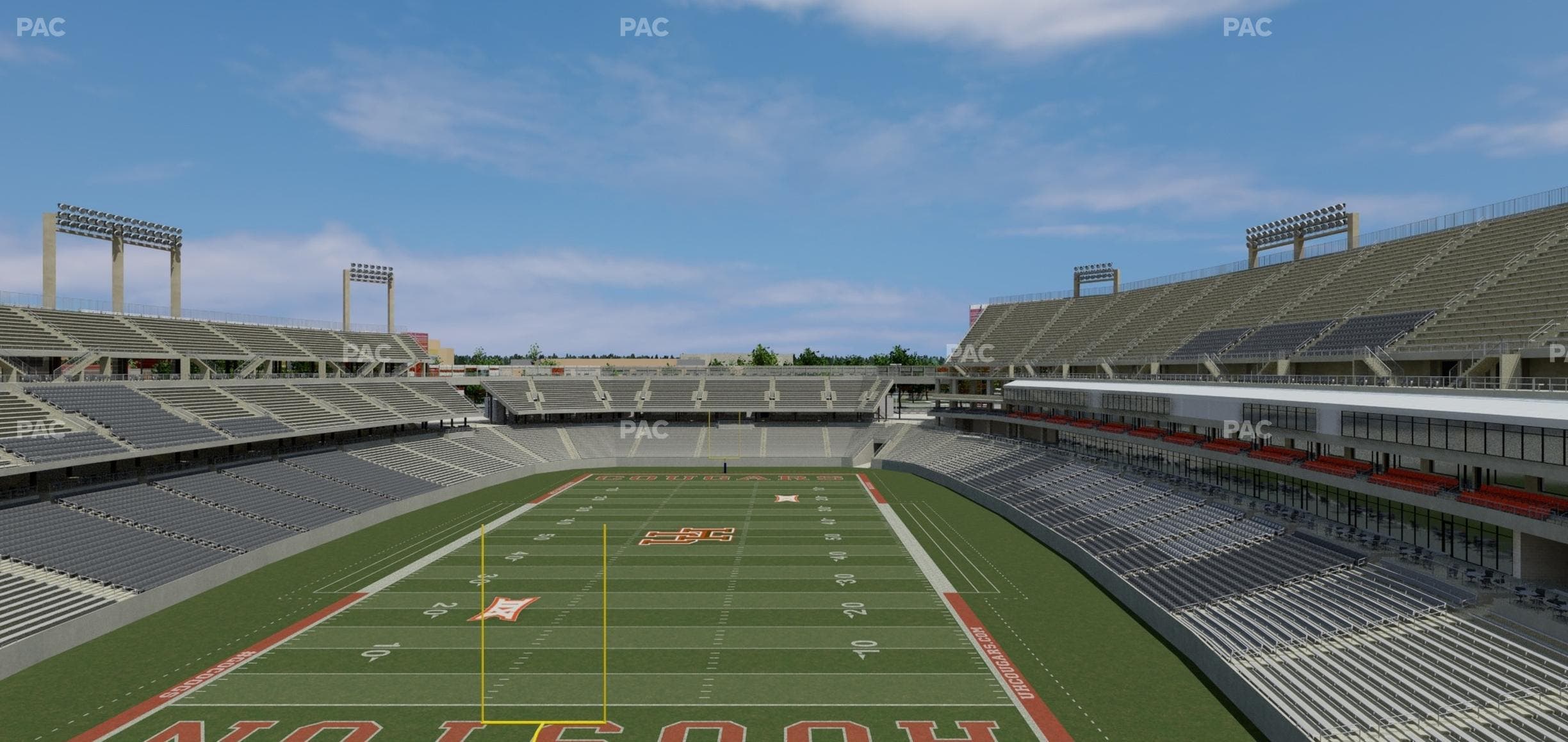 TDECU Stadium - Section 302 Seat View