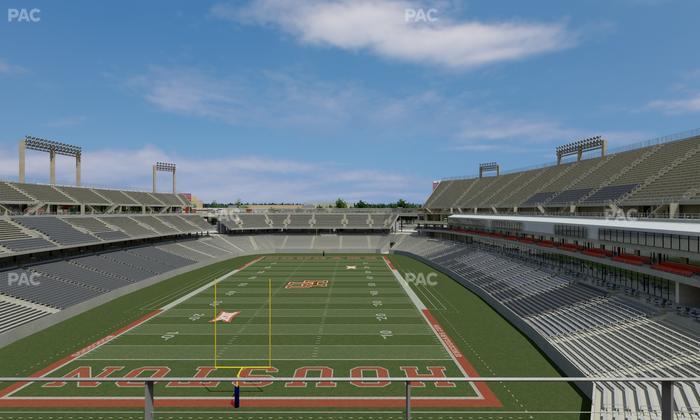 TDECU Stadium - Section 302 Seat View