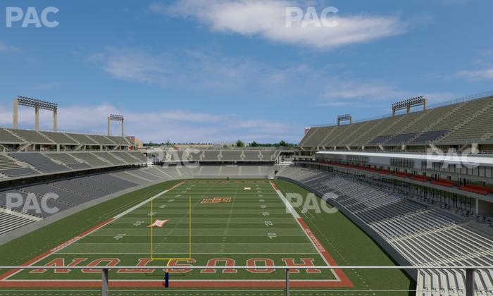TDECU Stadium - Section 302 Seat View