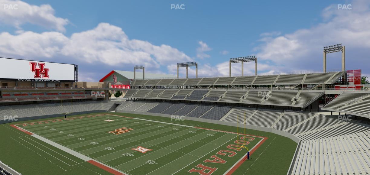 TDECU Stadium - Section 302 Seat View