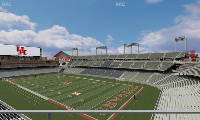TDECU Stadium - Section 302 Seat View