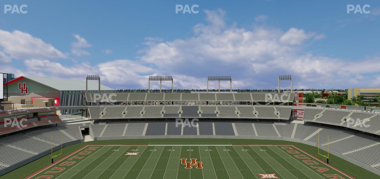 TDECU Stadium - Section 308 Seat View