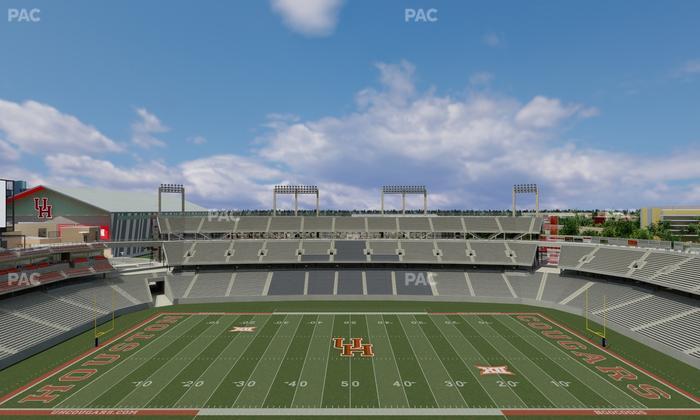 TDECU Stadium - Section 308 Seat View