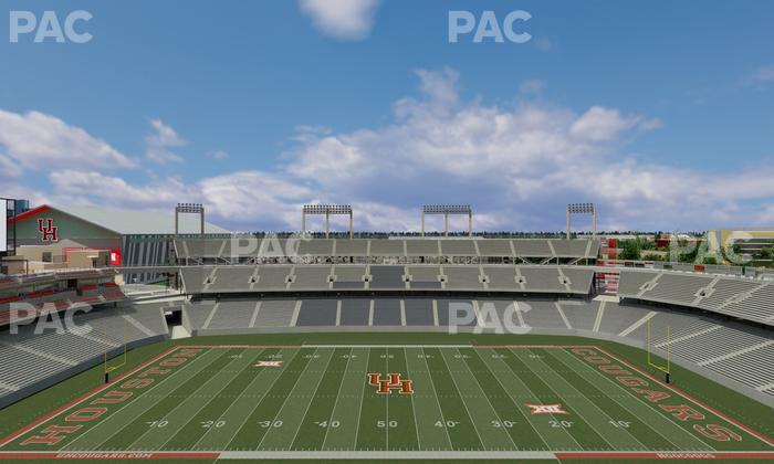 TDECU Stadium - Section 308 Seat View