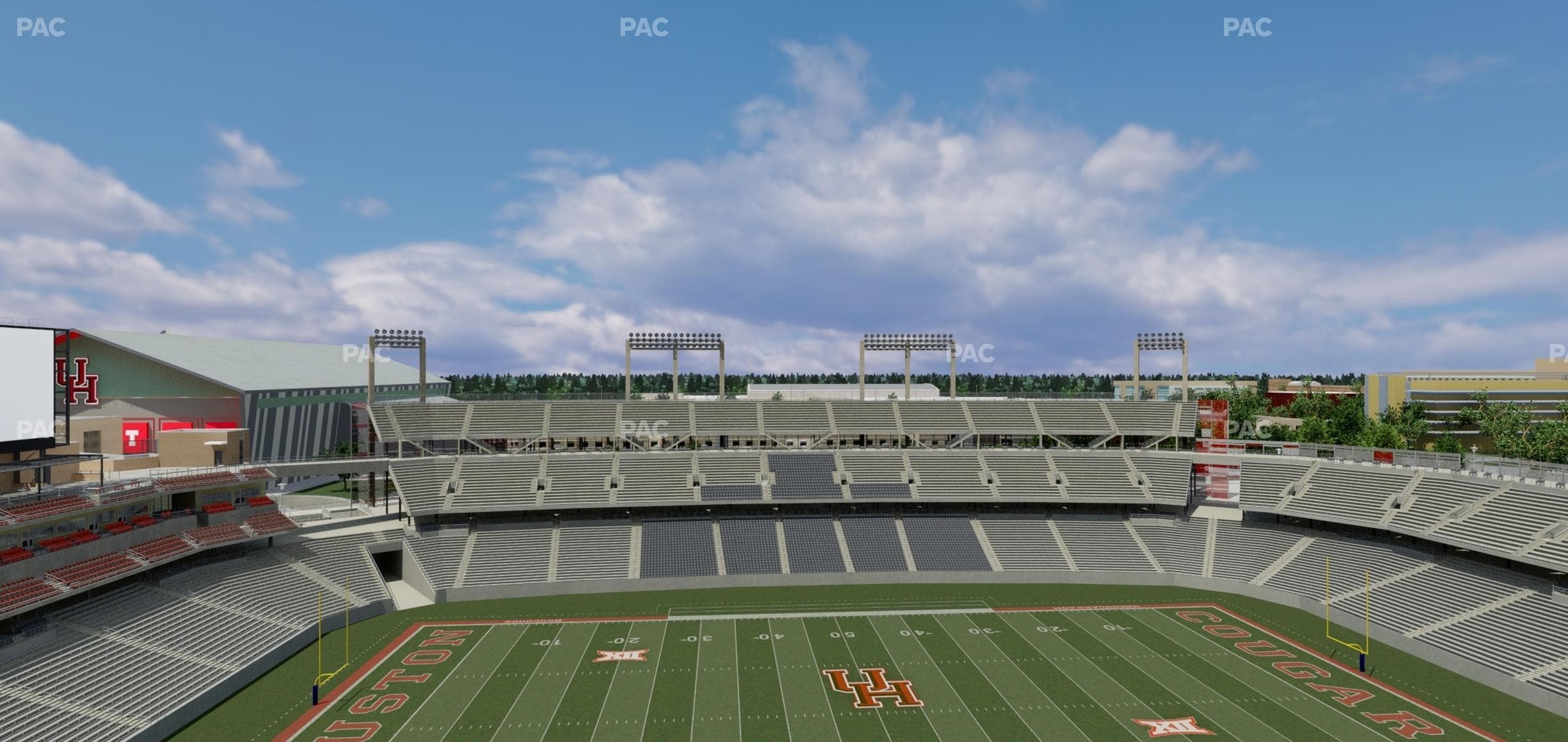 TDECU Stadium - Section 309 Seat View