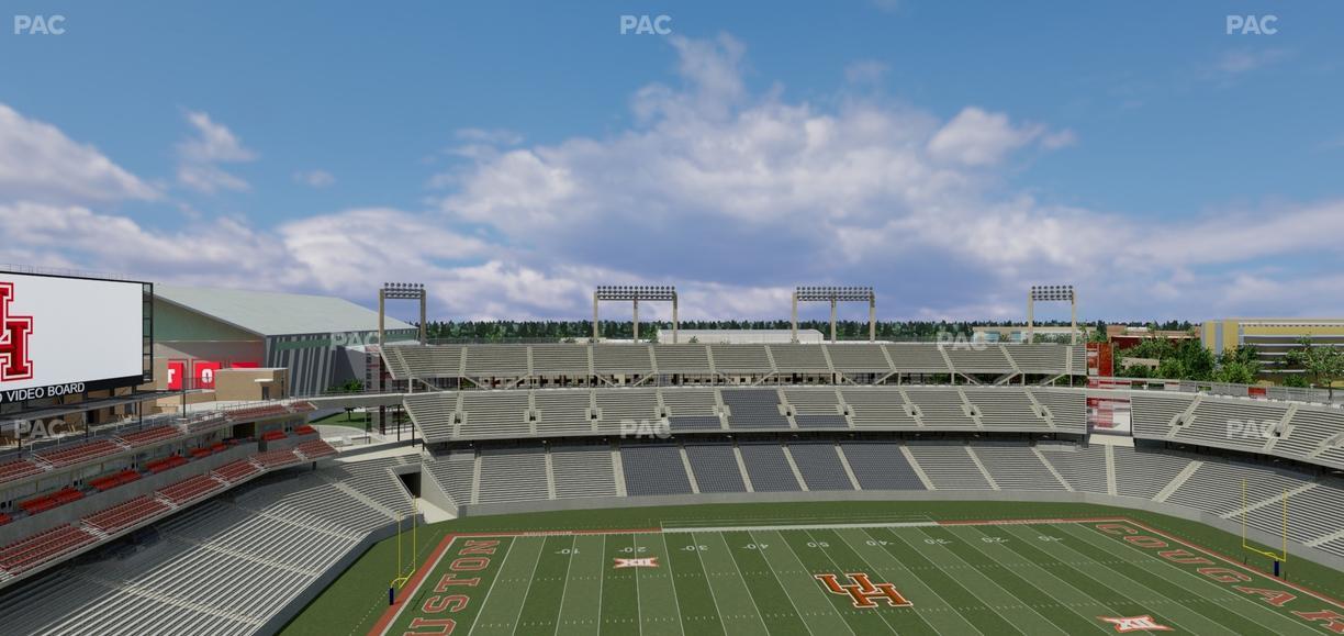 TDECU Stadium - Section 310 Seat View