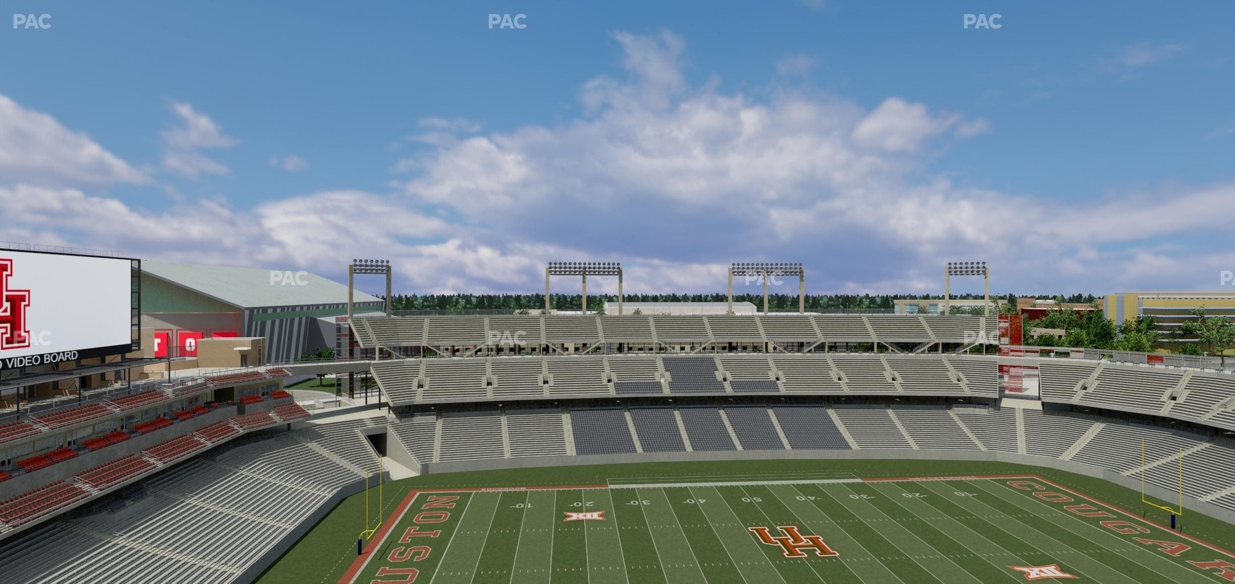 TDECU Stadium - Section 310 Seat View
