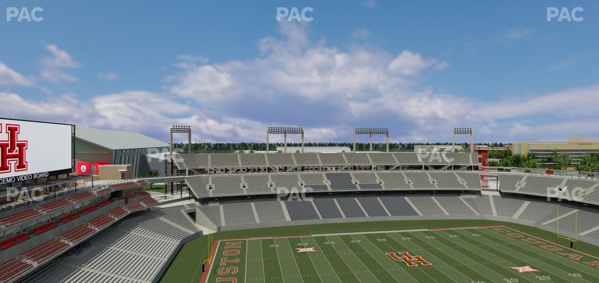 TDECU Stadium - Section 311 Seat View