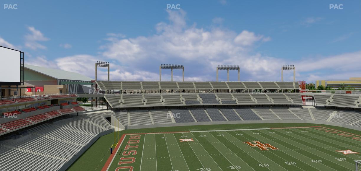 TDECU Stadium - Section 311 Seat View