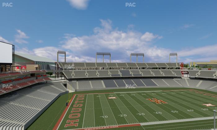 TDECU Stadium - Section 311 Seat View