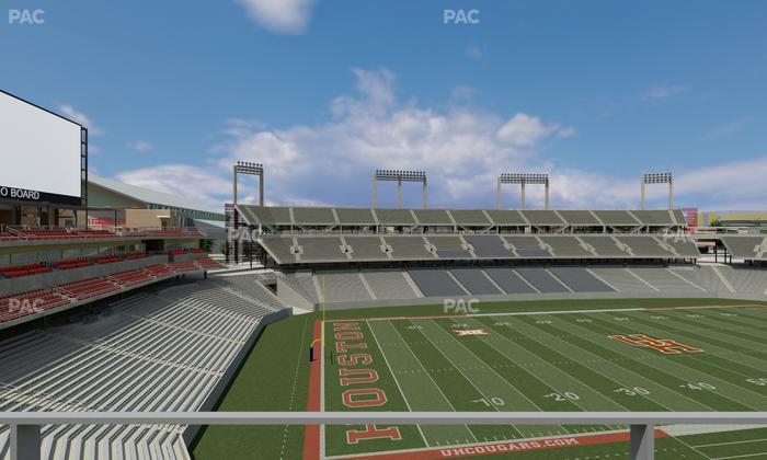 TDECU Stadium - Section 312 Seat View