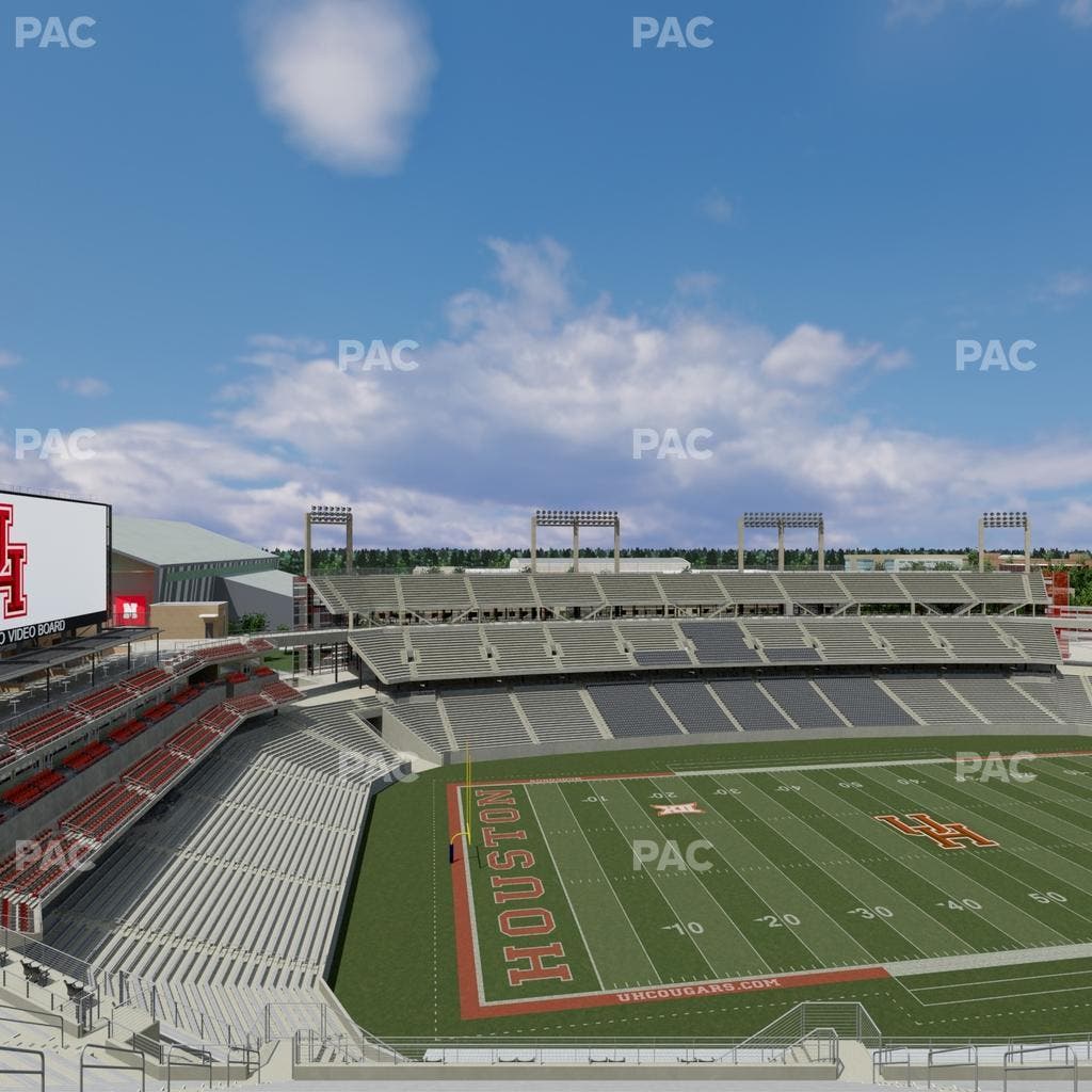 TDECU Stadium - Section 312 Seat View