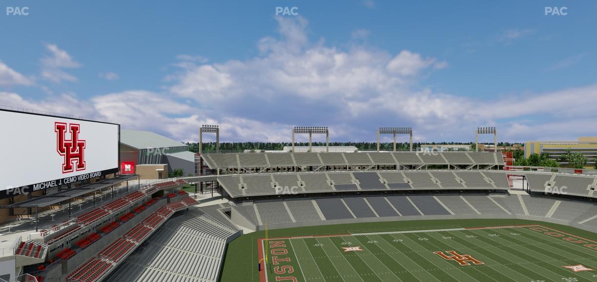 TDECU Stadium - Section 312 Seat View