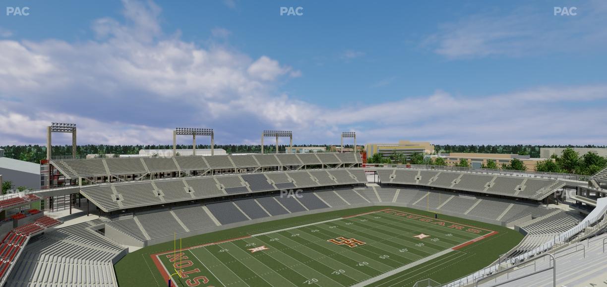 TDECU Stadium - Section 313 Seat View