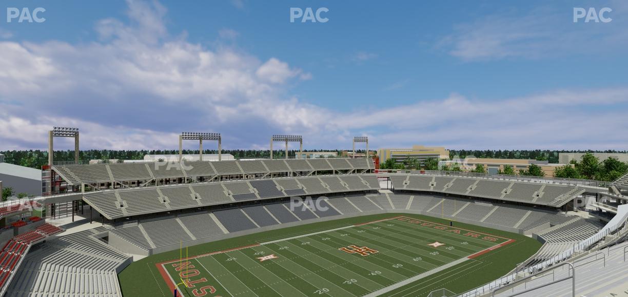 TDECU Stadium - Section 313 Seat View