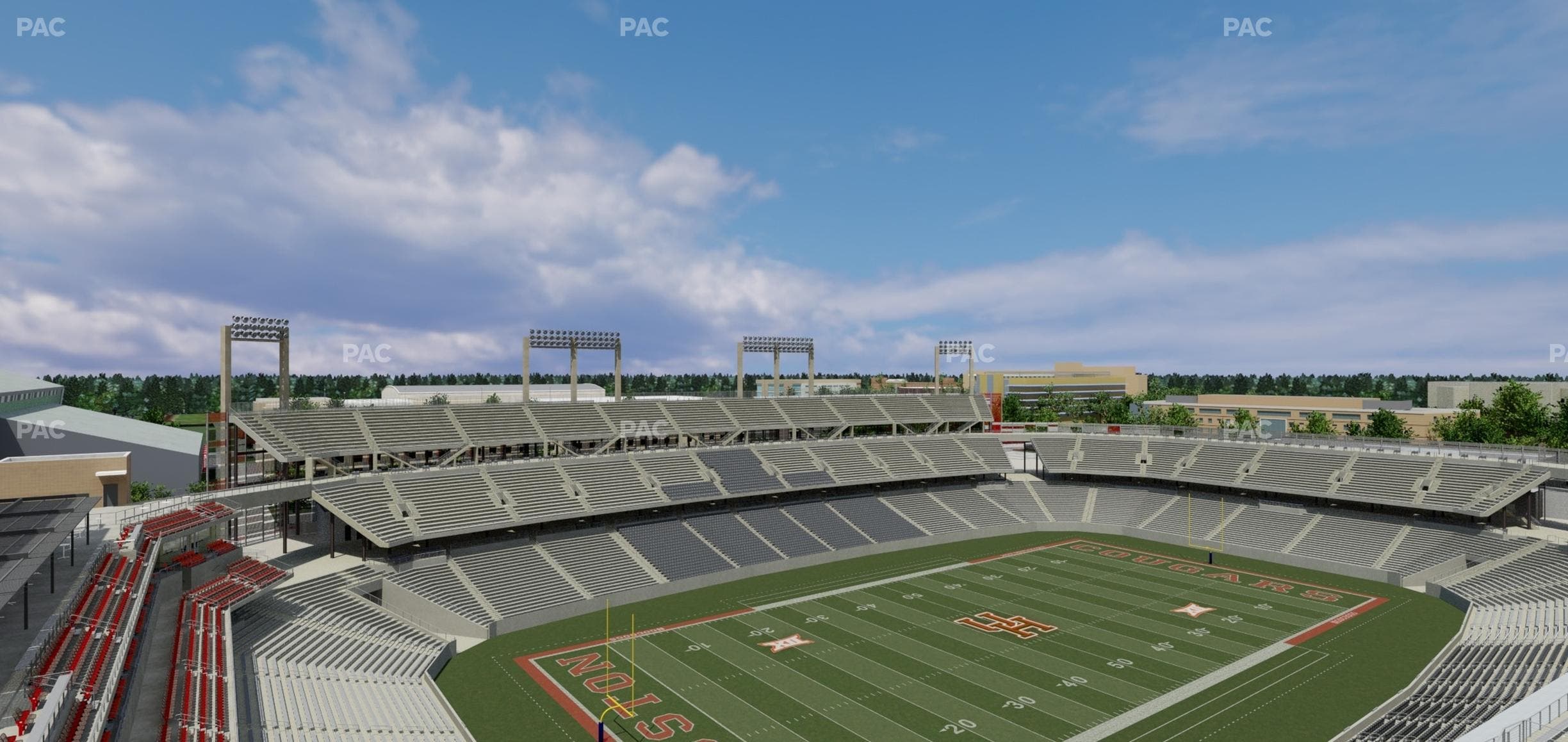 TDECU Stadium - Section 314 Seat View