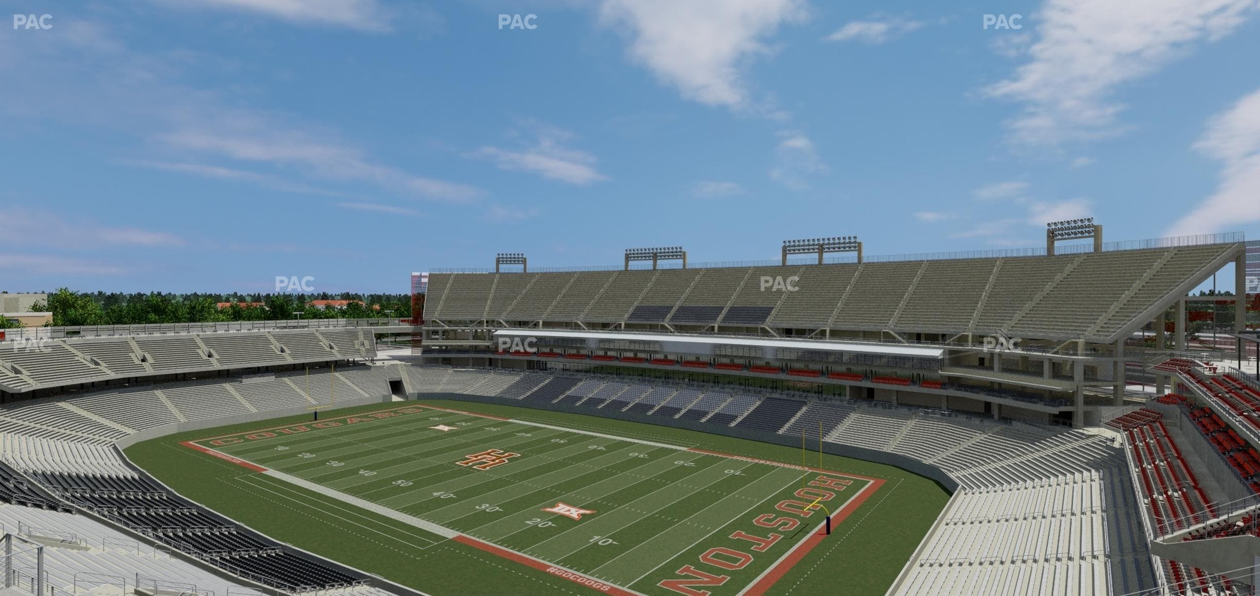 TDECU Stadium - Section 323 Seat View
