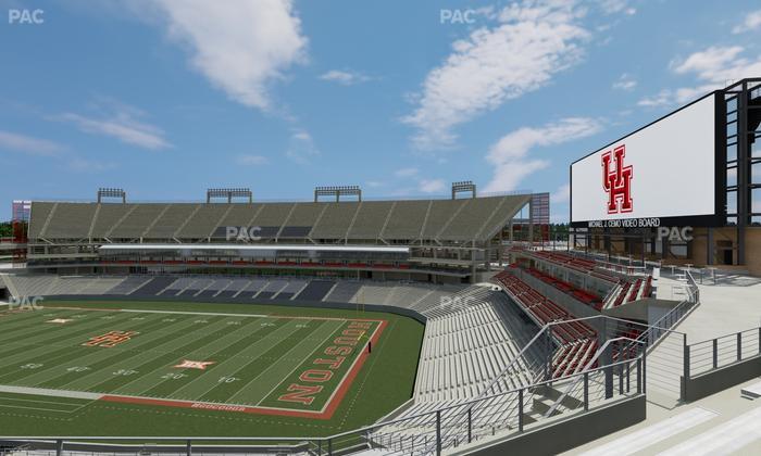 TDECU Stadium - Section 324 Seat View