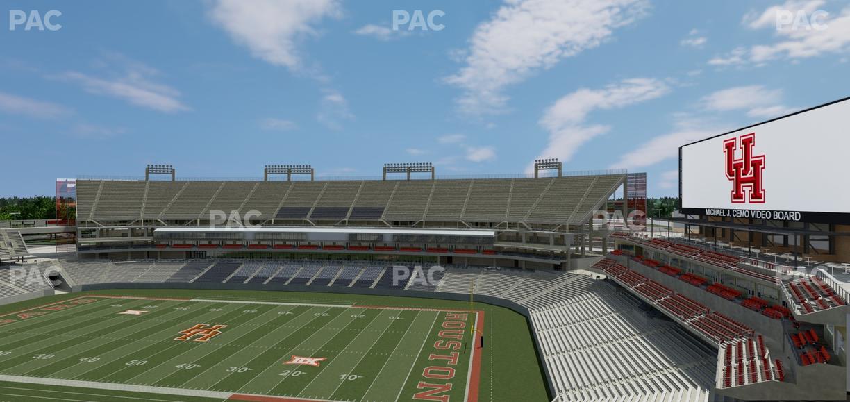 TDECU Stadium - Section 325 Seat View