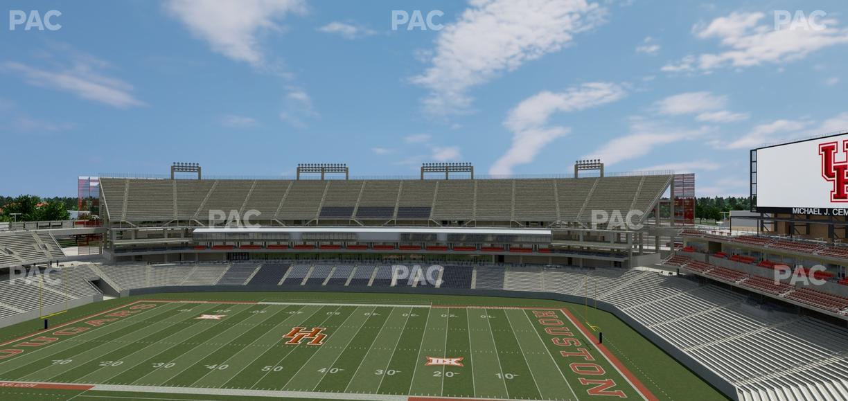 TDECU Stadium - Section 327 Seat View