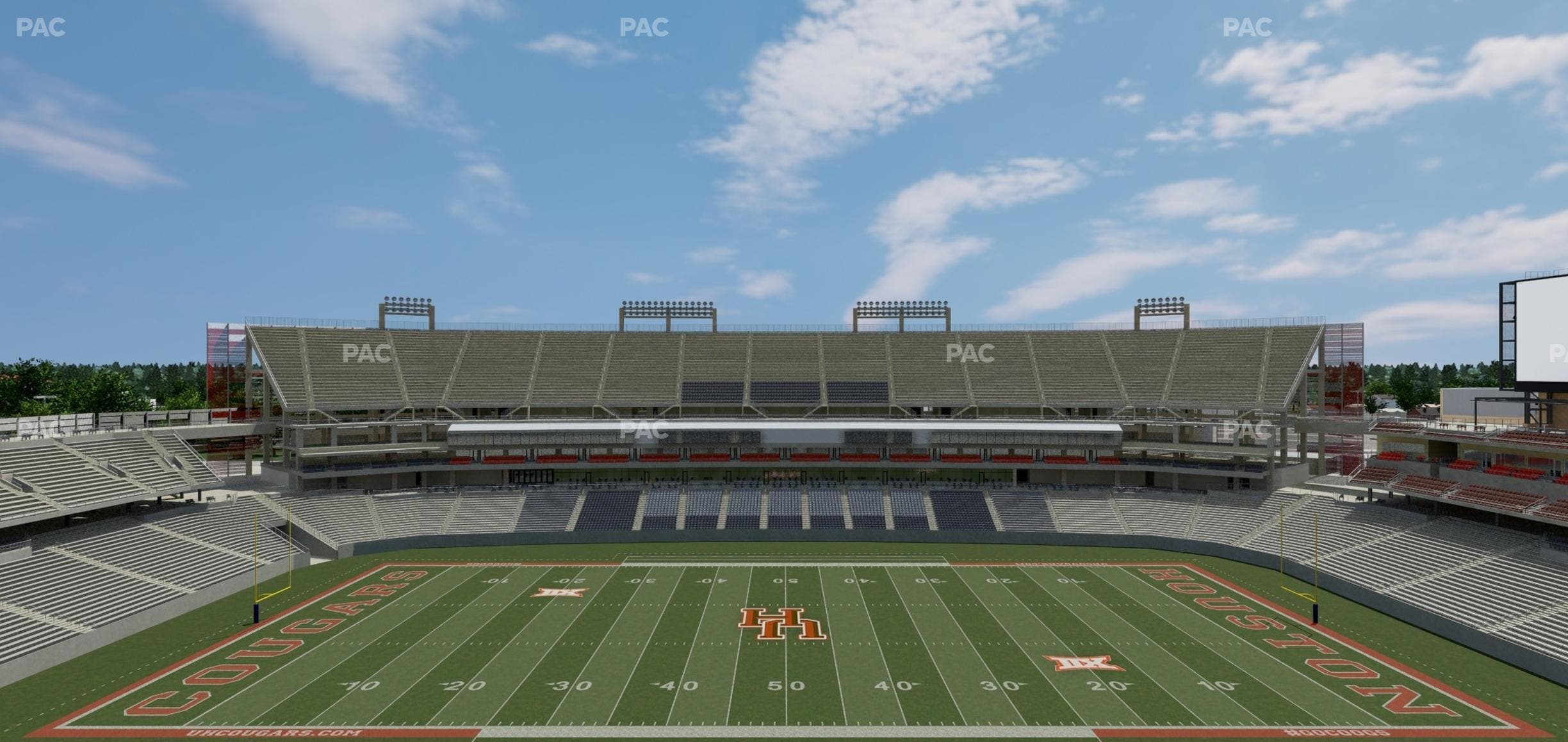 TDECU Stadium - Section 329 Seat View