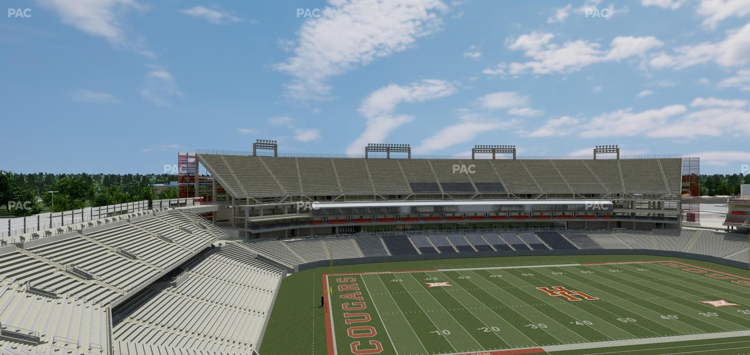 TDECU Stadium - Section 333 Seat View