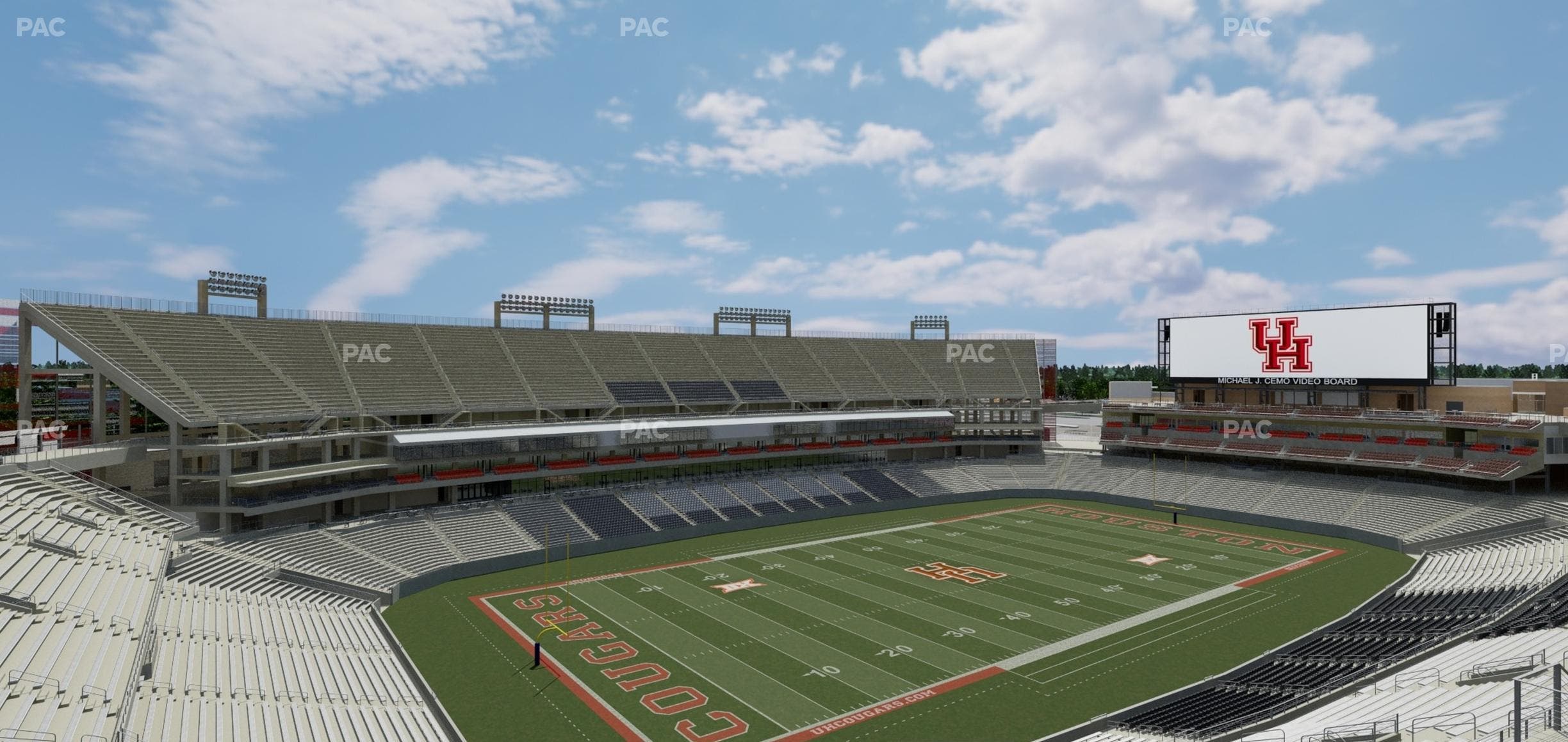 TDECU Stadium - Section 335 Seat View