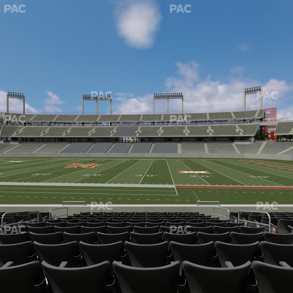 TDECU Stadium - Section Club 106 Seat View