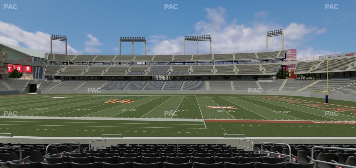 TDECU Stadium - Section Club 106 Seat View