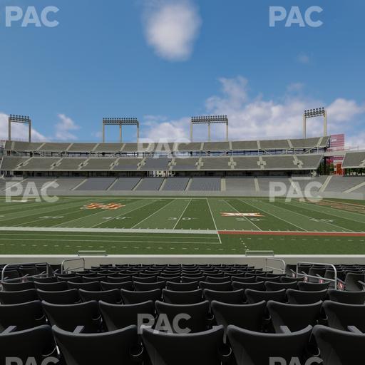 TDECU Stadium - Section Club 106 Seat View