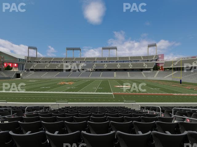 TDECU Stadium - Section Club 106 Seat View