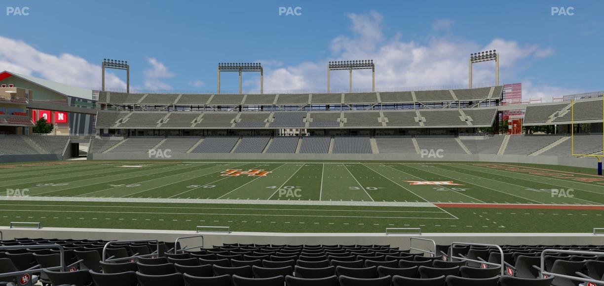 TDECU Stadium - Section Club 107 Seat View