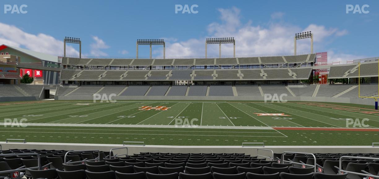 TDECU Stadium - Section Club 107 Seat View