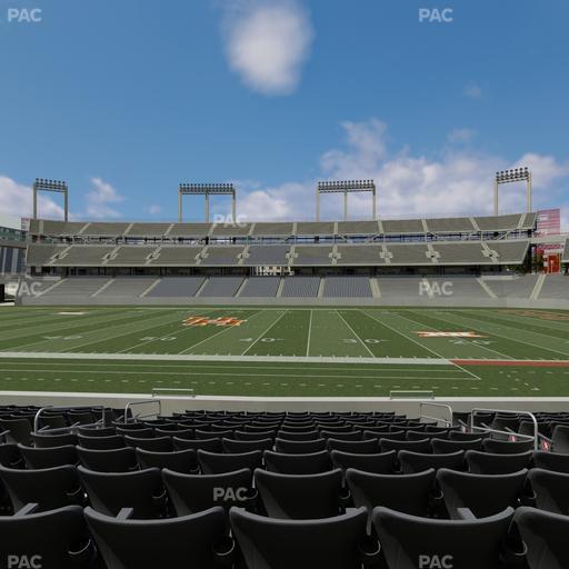 TDECU Stadium - Section Club 107 Seat View
