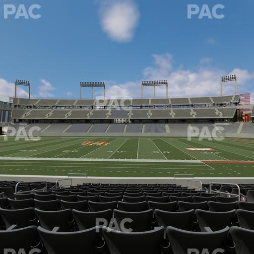 TDECU Stadium - Section Club 107 Seat View