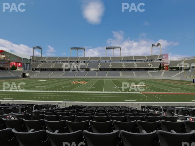 TDECU Stadium - Section Club 107 Seat View
