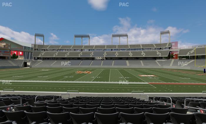 TDECU Stadium - Section Club 107 Seat View