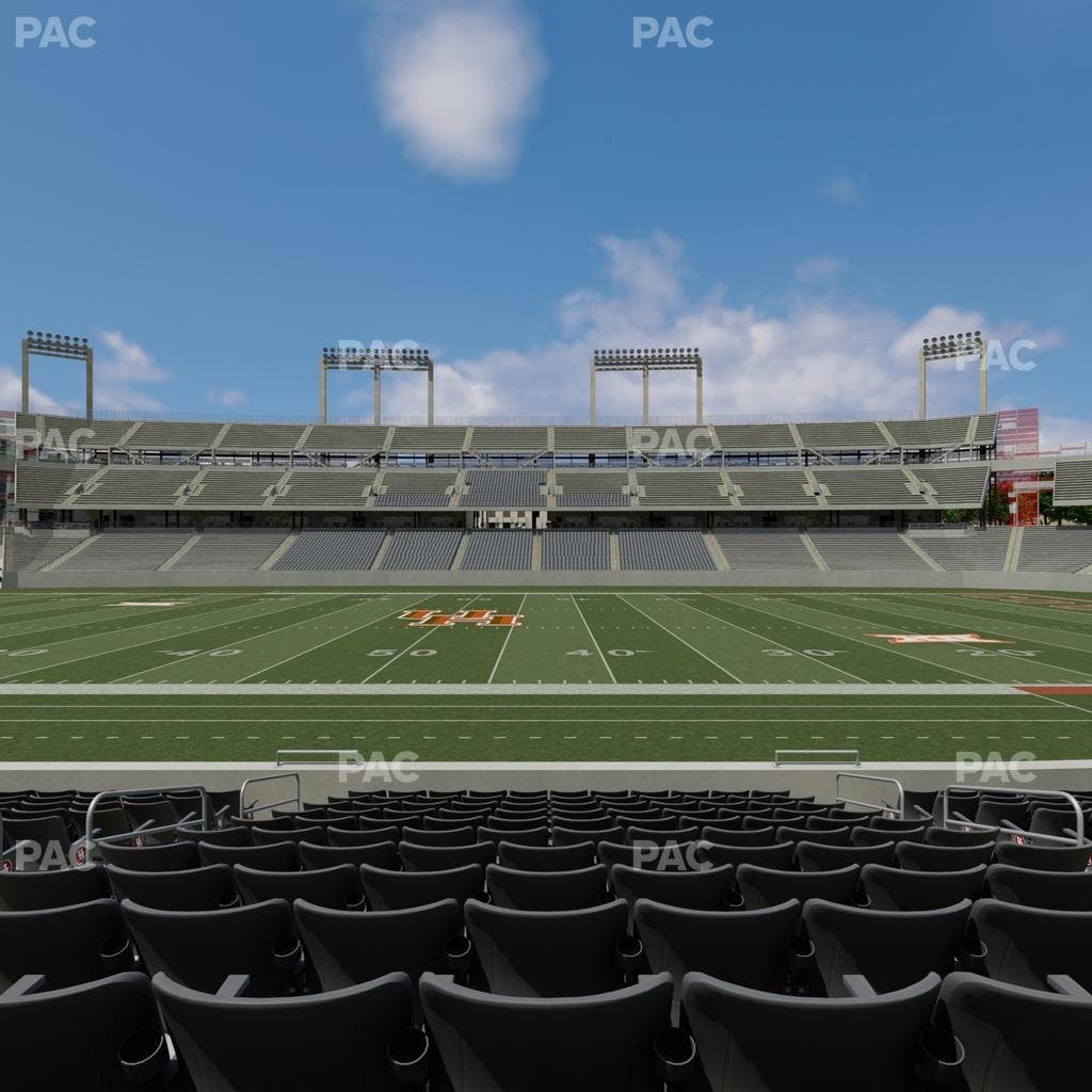 TDECU Stadium - Section Club 108 Seat View