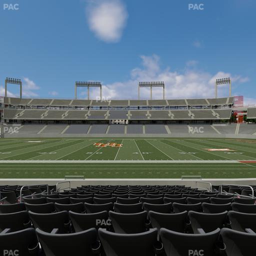 TDECU Stadium - Section Club 108 Seat View