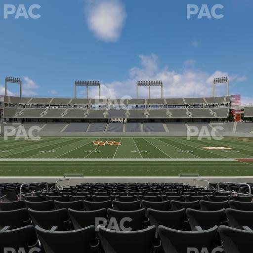 TDECU Stadium - Section Club 108 Seat View