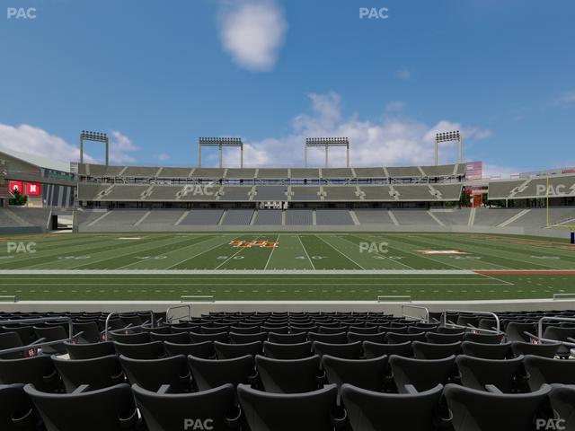 TDECU Stadium - Section Club 108 Seat View