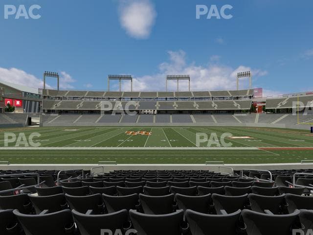 TDECU Stadium - Section Club 108 Seat View