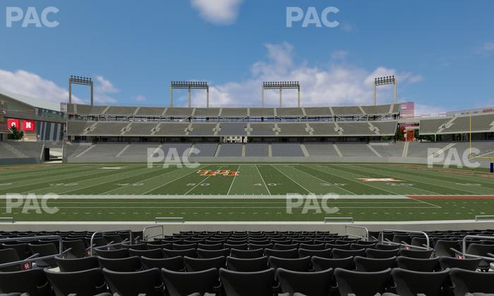 TDECU Stadium - Section Club 108 Seat View