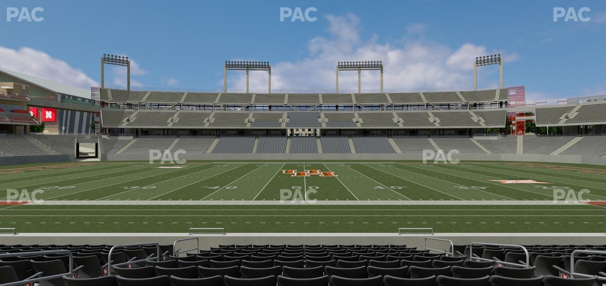 TDECU Stadium - Section Club 109 Seat View