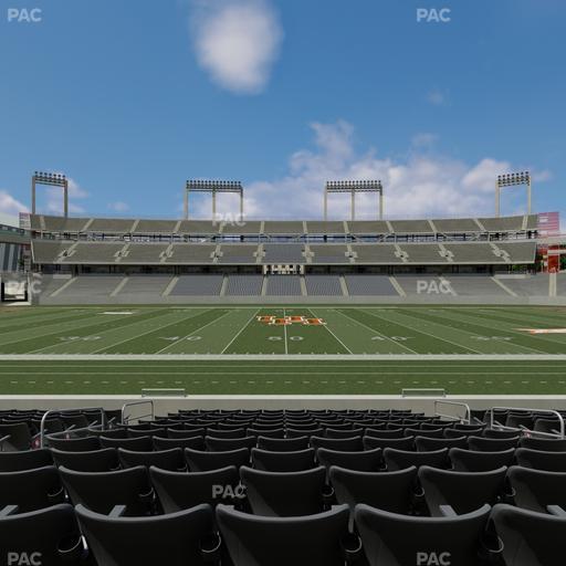 TDECU Stadium - Section Club 109 Seat View