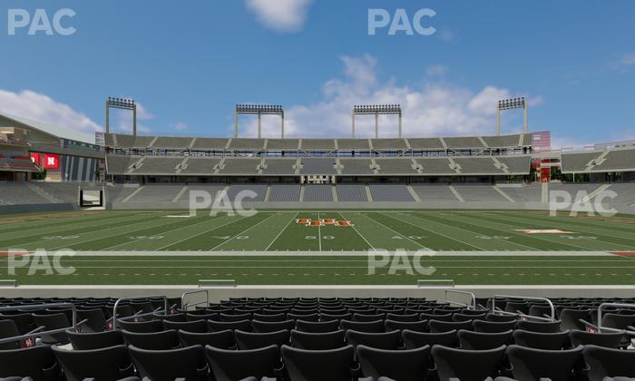 TDECU Stadium - Section Club 109 Seat View