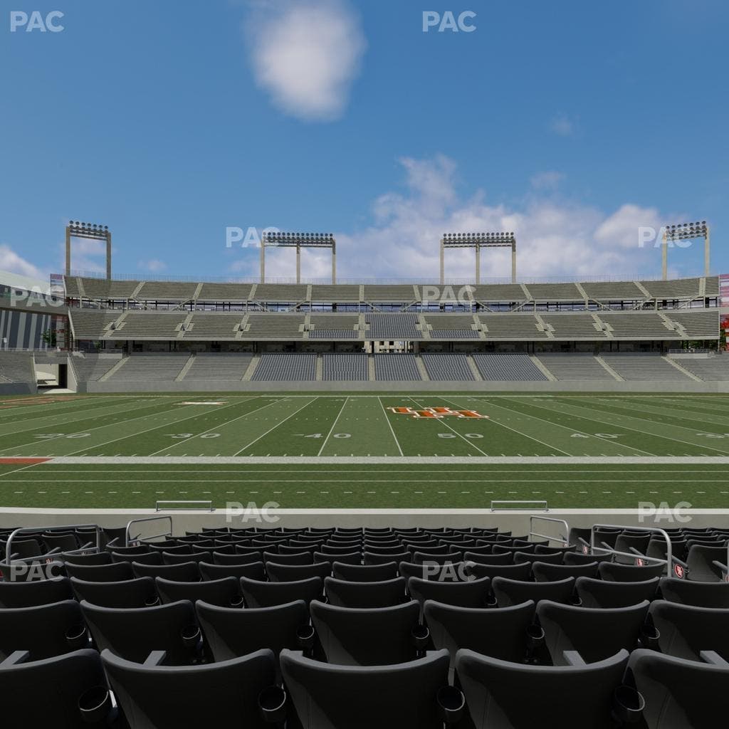 TDECU Stadium - Section Club 110 Seat View