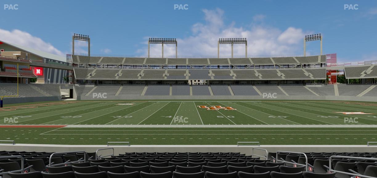 TDECU Stadium - Section Club 110 Seat View