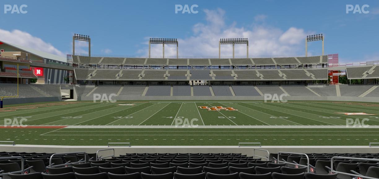 TDECU Stadium - Section Club 110 Seat View