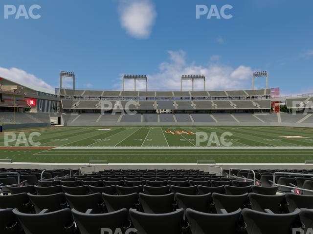 TDECU Stadium - Section Club 110 Seat View